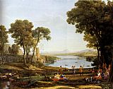 Landscape With The Marriage Of Isaac And Rebekah by Claude Lorrain